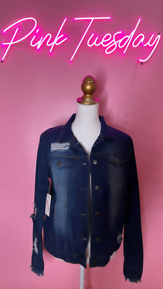 Let it go jean jacket