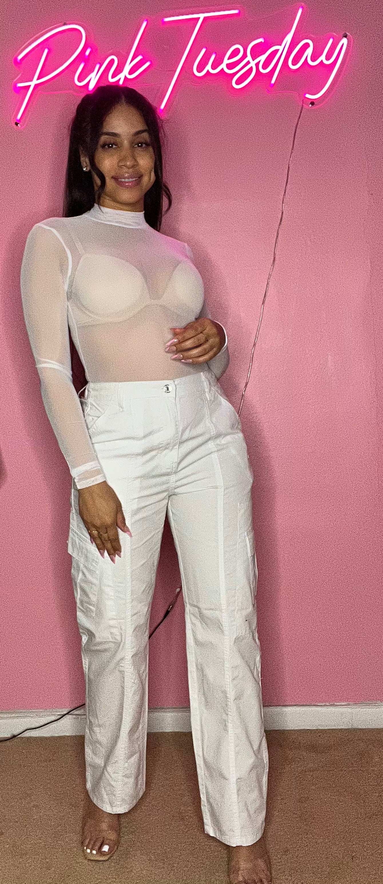 Monroe sheer top