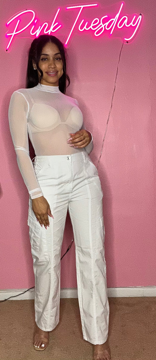 Monroe sheer top