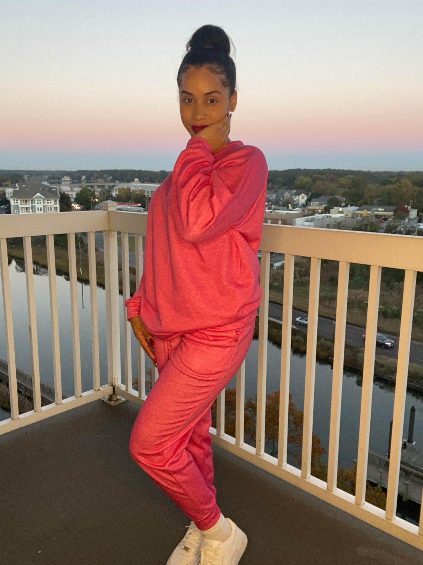 Hot pink Sweat Shirt