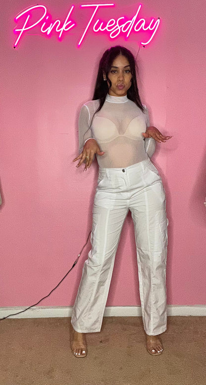 Monroe sheer top